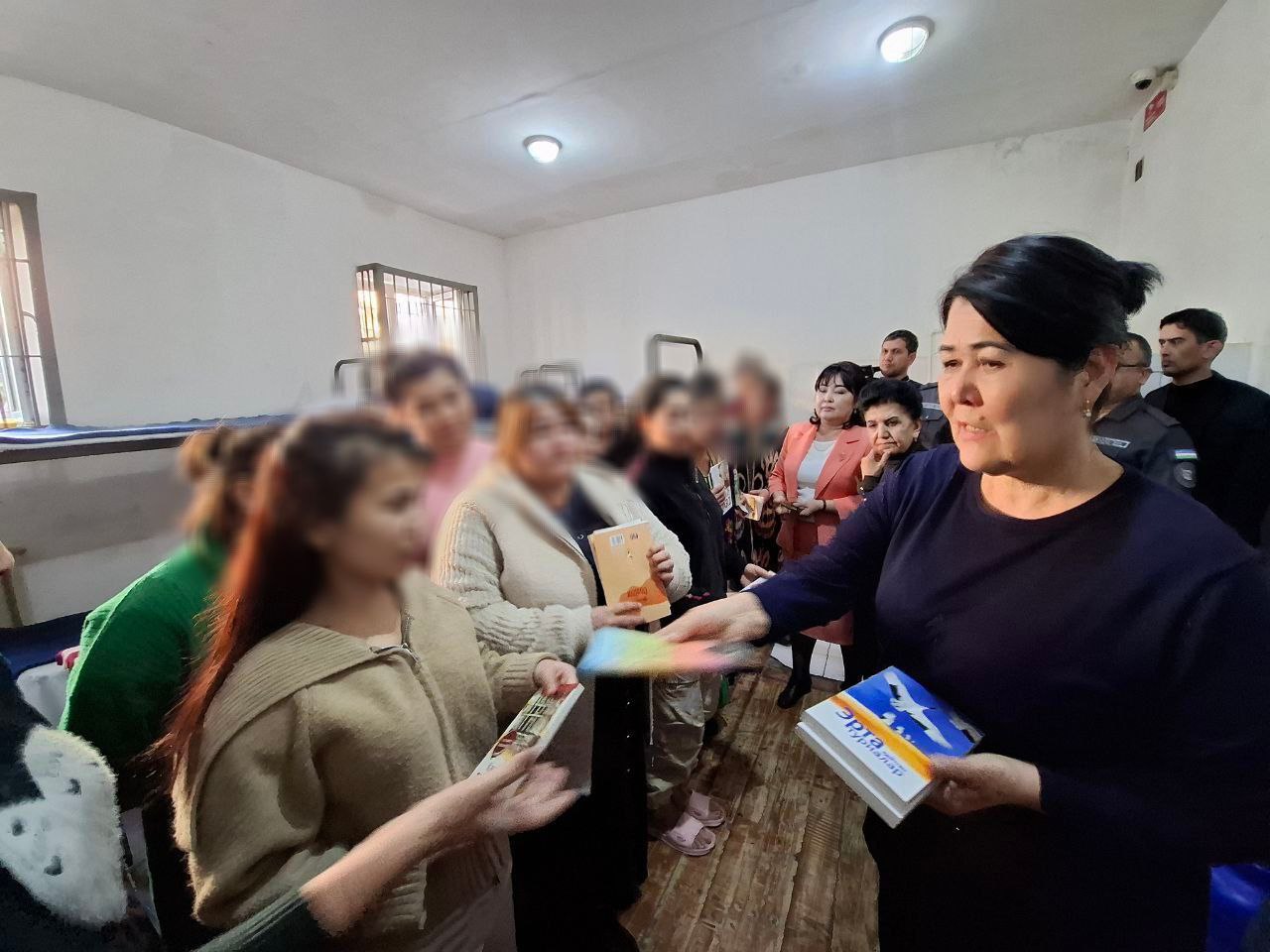 Event Held at Pre-Trial Detention Facility No. 5 in Karshi in Observance of Defenders of the Motherland Day