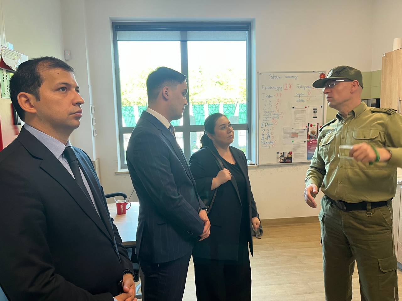 Ombudsman Meets with Citizens of Uzbekistan at a Temporary Holding Centre for Foreign Nationals in Poland and Reviews Conditions at the Facility