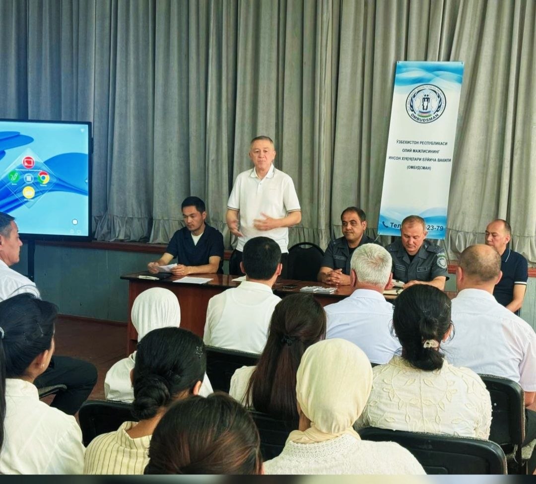 “Ombudsman maktabi”: aholining huquqiy xabardorligini oshirishga qaratilgan tadbirlar davom etmoqda