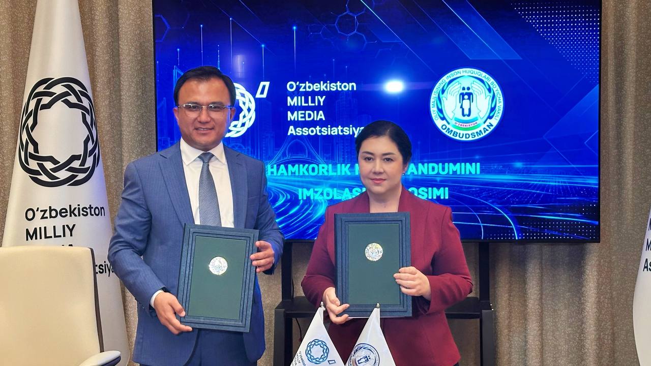 Ombudsman and the National Media Association of Uzbekistan Sign Memorandum of Cooperation